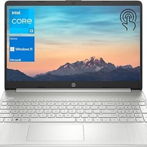 HP Notebook Laptop, 15.6" HD Touchscreen, Intel Core i3-1115G4 Processor, 32GB RAM, 1TB PCIe SSD, Webcam, Type-C, HDMI, SD Card Reader, Wi-Fi, Windows 11 Home, Silver