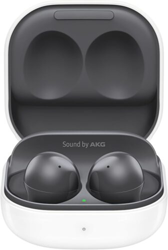 SAMSUNG Galaxy Buds 2 True Wireless Bluetooth Earbuds, Noise Cancelling, Comfort Fit In Ear, Auto Switch Audio, Long Battery Life, Touch Control, Graphite [US Version, 1Yr Manufacturer