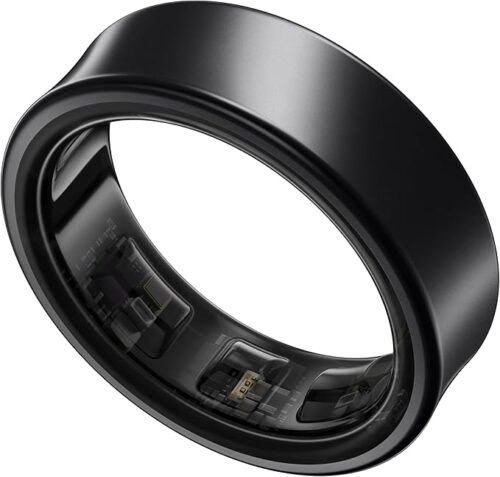 Galaxy Ring, AI Smart Ring, Size First w/Sizing Kit, No App Subscription, Fitness Monitor, Sleep Tracker, Up to 7-Day Battery, Size 12, Titanium Black [US Version, 1Yr Manufacturer Warranty